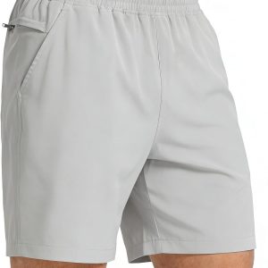 Men's Athletic Shorts 5"/7"/9" Lightweight Quick Dry Workout Gym Tennis Hiking Sports Running Shorts with Pocket